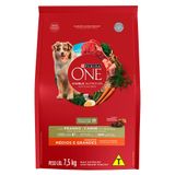 Ração Seca Nestlé Purina One Frango E Carne Para Cães Adultos Raças Médias E Grandes - 7,5 Kg