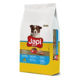 Ração Seca Japi Plus Carne E Ossinhos Para Cães Filhotes - 25 Kg