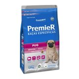 Ração Seca Premier Pet Raças Especificas Pug Para Cães Adultos Porte Pequeno - 1 Kg