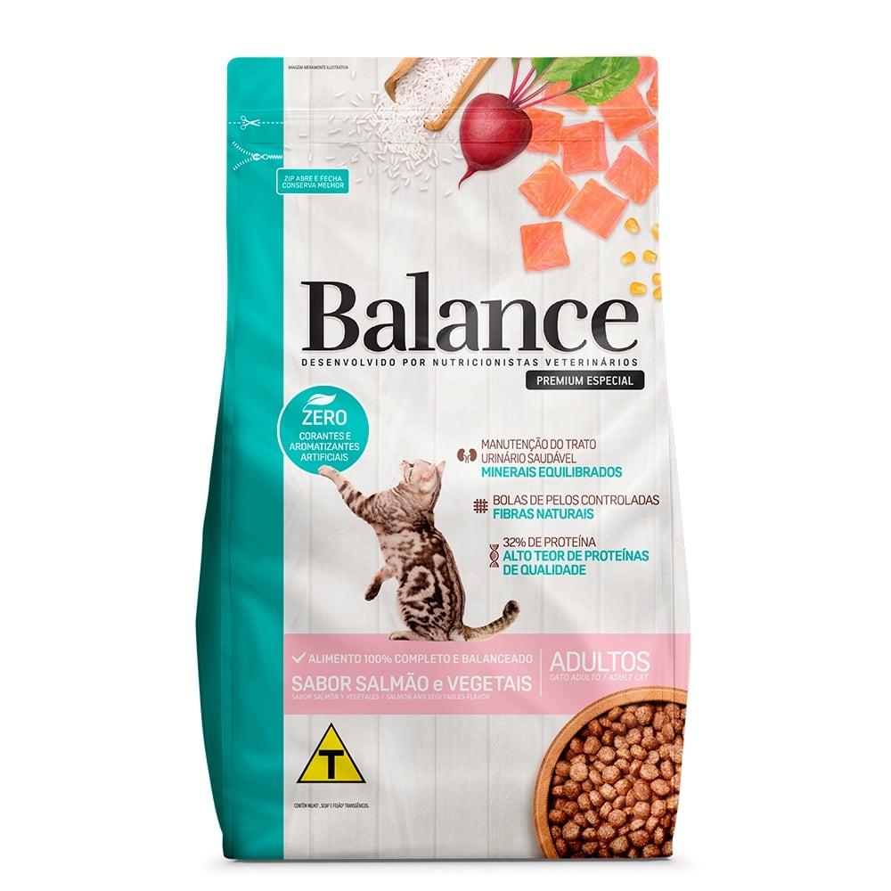 Ração Seca Balance Salmão E Vegetais Para Gatos Adultos - 2,7 Kg