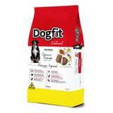 Ração Seca Dogfit Natural Carne E Frango Para Cães Adultos - 15 Kg