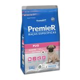 Ração Seca Premier Pet Raças Especificas Pug Para Cães Filhotes Porte Pequeno - 1 Kg