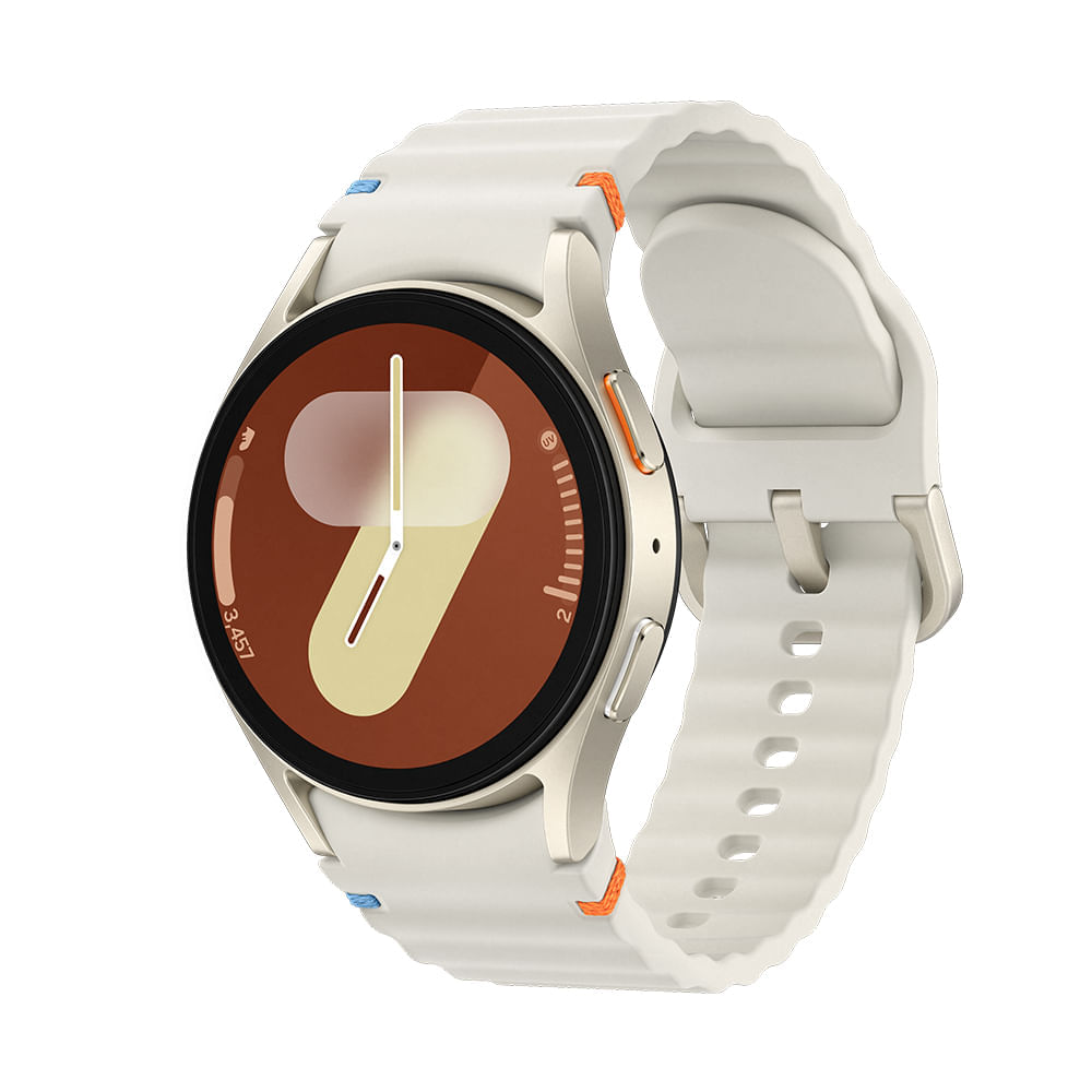 Samsung Galaxy Watch7 Smartwatch 40mm Bluetooth, Galaxy Ai, Tela Em Cristal De Safira Creme