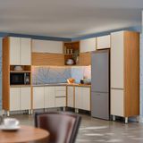 Cozinha Modulada 9 Peças Nature Off White Zolor Shop Jm