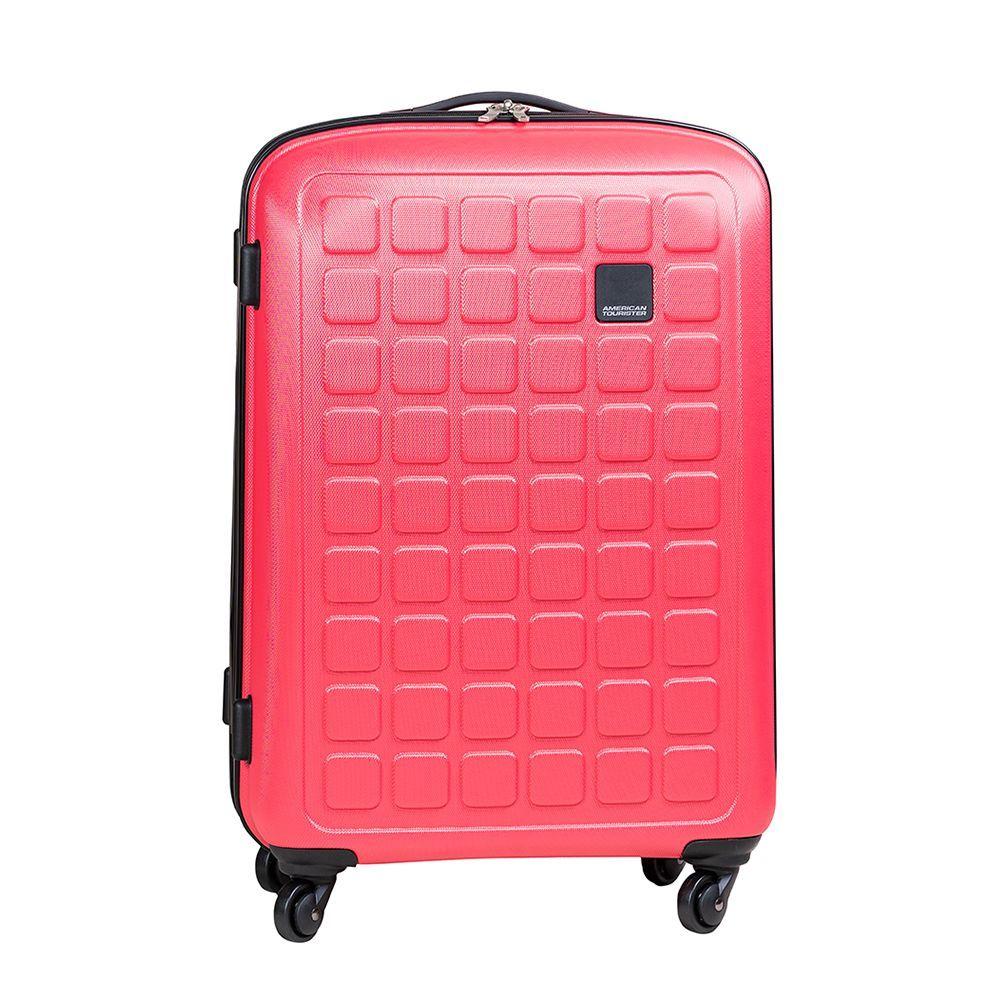 Mala Grande De Viagem Polipropileno American Tourister By Samsonite Cirrus Light 4 Rodas 360 Rosa G