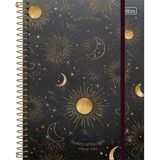 Tilibra - Planner Espiral 17,7 X 24 Cm Magic 2025 - Sol E Lua - Magic Of The Day