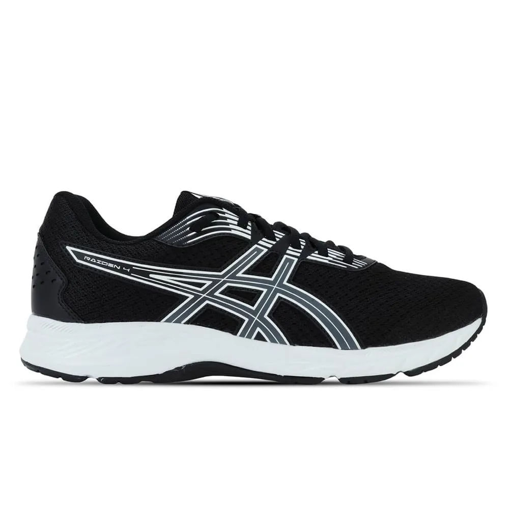 Tênis Asics Raiden 4 Black White-masculino