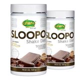 Kit 2 Sloopo Shake Diet Com Colageno 400g Sabor Chocolate Unilife