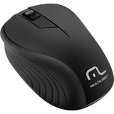 MOUSE SEM FIO 2.4GHZ PRETO USB PLUG AND PLAY 1200DPI MO212