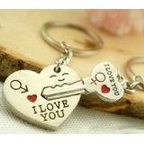 Chave Para O Coração Eu Te Amo Keyring Para Casais / Amantes Em Set   Da Felicidade  De Presentes  De Aniversário  De Casamento Amor