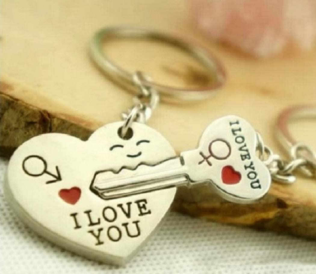 Chave Para O Coração Eu Te Amo Keyring Para Casais / Amantes Em Set   Da Felicidade  De Presentes  De Aniversário  De Casamento Amor