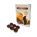 Kit 6 Velas Chocolate E Laranja Difusor Flut. Fondue 6h