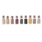 9 Pcs Escala 112 Niatura Frascos De Vidro De Alimentos Secos