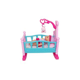 Berço De Balanço Boneca Reborn Baby Ninos Cotiplas 2426