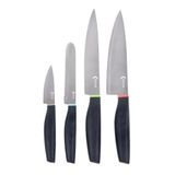 Conjunto De 4 Facas Kitchen Em Aço Inox Kenya