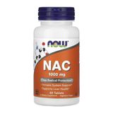 Nac N-acetil-cisteína 1000mg Now Foods 60 Tabs Importado