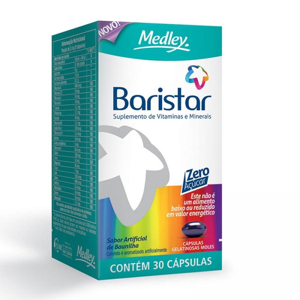 Baristar Suplemento De Vitaminas E Minerais 30 Cápsulas