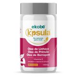 Capsula Óleo De Linhaça Equilibrío Do Organismo 60 Cápsulas