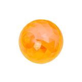 Bolinha Mordedora Kroco Cristal Laranja - Tam. Único