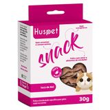 Snack Huspet Desidratado Para Gatos Sabor Isca De Boi - 30 G