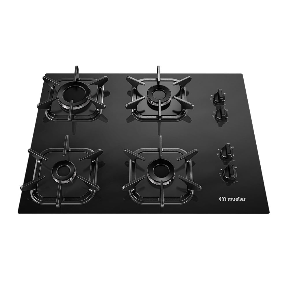 Cooktop 4 Bocas Com Queimador Ultra Chama Mueller