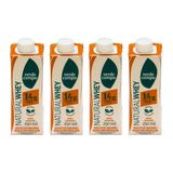 Kit 4 Bebida Whey Verde Campo 14g 250ml Caramelo Cada