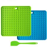 2 Tapetes De Lambrida De Cachorro + Espátula De Silicone, Alimentador Lento, Buster De Tédio, Peanut Butter Dog Treat Silicone Pad, Alimenta