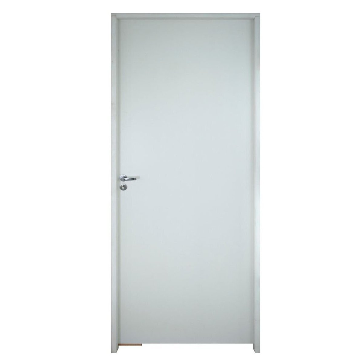 Porta Lisa Prime Batente Ecológico 14 Fechadura Stilo Externa 92 X 210 Lado Direito Branco