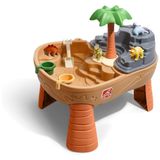 Mesa Sensorial De Atividade Aquática E Areia Com 7 Peças Para Ar Livre, Dino Dig Step2, Marrom