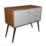 Buffet Armário Retrô Branco MDF