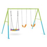 Balanco De Jardim Infantil Tres Posicoes Disco E Assentos Intex