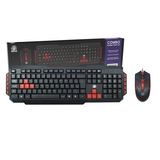 Teclado Com Mouse Gamer Start 2.0 Preto Com Vermelho