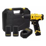 Furadeira Parafusadeira Bateria 12v 3/8 2 Baterias - Stanley