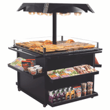 Expositor Aquecido Self Service Linha Suprema Ef-271 Frilux - Iluminação Led Tampo Em Granito 30°c À 55°c 220v Frilux
