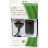 Bateria Recarregável + Cabo Carregador Para Controle Wireless De Xbox 360