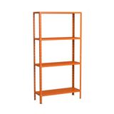 Estante De Aço Multiuso Livros Decorações Ferramentas 04 Prateleiras Eaf006009 Laranja