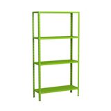 Estante Aço 4 Prateleiras Livros Cozinha Quarto Eaf006 Verde