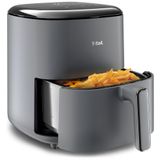 Air Fryer 5l Com 10 Funções De Cozimento Automático, Painel Digital, Cesto Antiaderente E Lavável Na Máquina De Lavar Louça, 110v 1500w, T-fal, Cinza