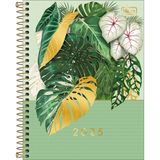 Tilibra - Planner Espiral 17,7 X 24 Cm Naturalis 2025 - Verde