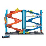 Pista Hot Wheels  City Torre De Corrida Dupla 2 Em 1 - Mattel