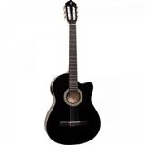 Violão Giannini Nf14 Ceqbk Eletroacústico Nylon Preto