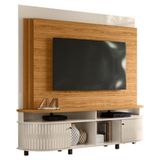 Estante Home Theater Daytona Naturale Off White - Madetec