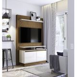 Estante Home Theater Fit 1.2 Freijó Off White - Imcal