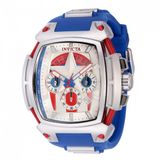 Relógio Masculino Marvel Capitão América, Invicta 38366, Azul, Prata E Vermelho