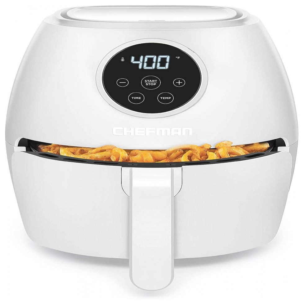 Fritadeira Eletrica Airfryer 3.7l Com Painel Digital E Desligamento Automatico, 110v, Chefman, Branca