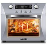 Forno Eletrico De Bancada 10 Em 1 Com 24 Litros De Capacidade E Funcao Airfyer, 110v, Cusimax, Prata