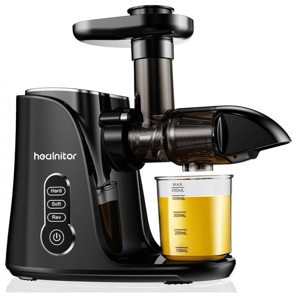 Centrifuga De Frutas Ate 500 Ml Com Motor Reversivel, 110v Healnitor, Preto