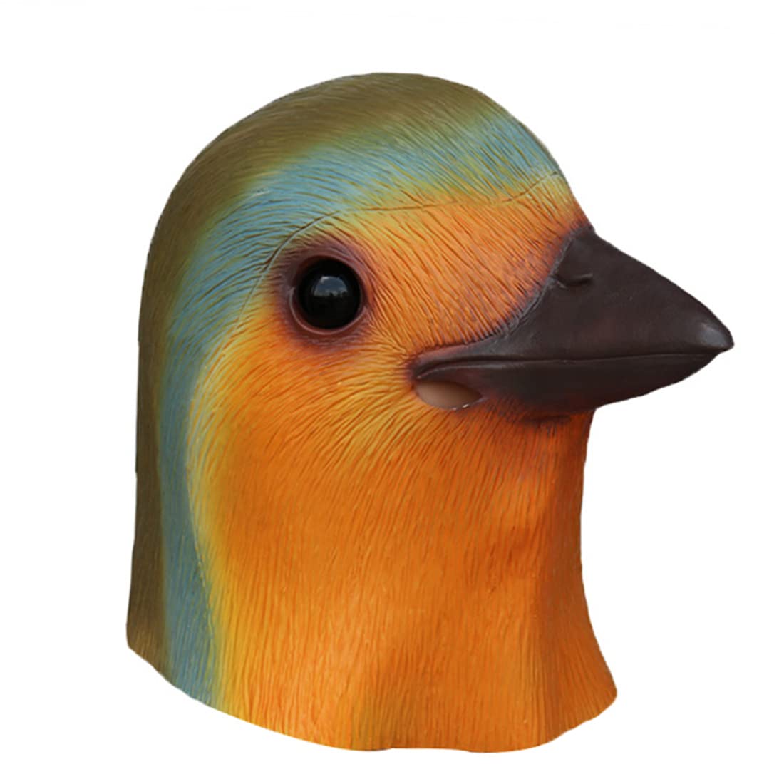 Máscara Beesum 2023 Realistic Robin Head Latex Para Halloween