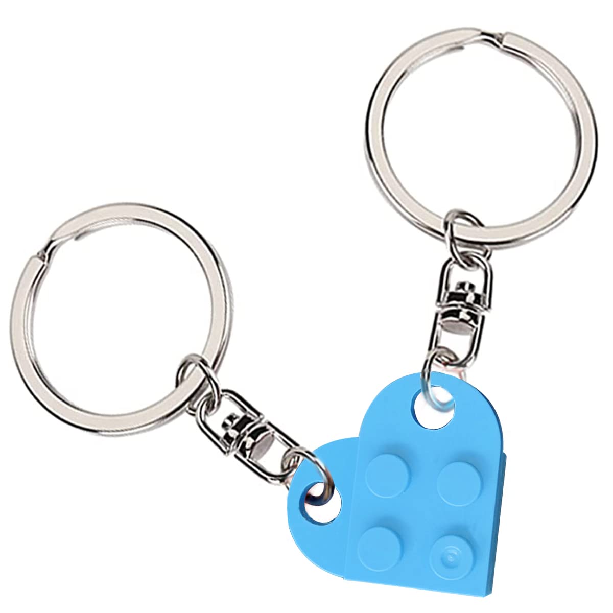 Chaveiro Brick Best Friend Para Casal De Amigos (azul)