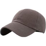 Boné Kbethos Classic Cotton Dad Hat Cinza Escuro